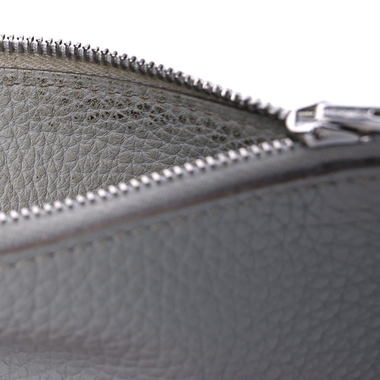 Hermes Togo Dogon Duo Wallet Rouge Garance Gris Mouette 9 of 14