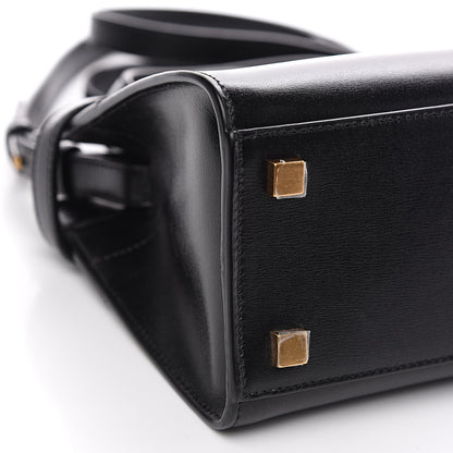 Saint Laurent Smooth Calfskin Manhattan Nano Shopper Tote Black 6 of 7