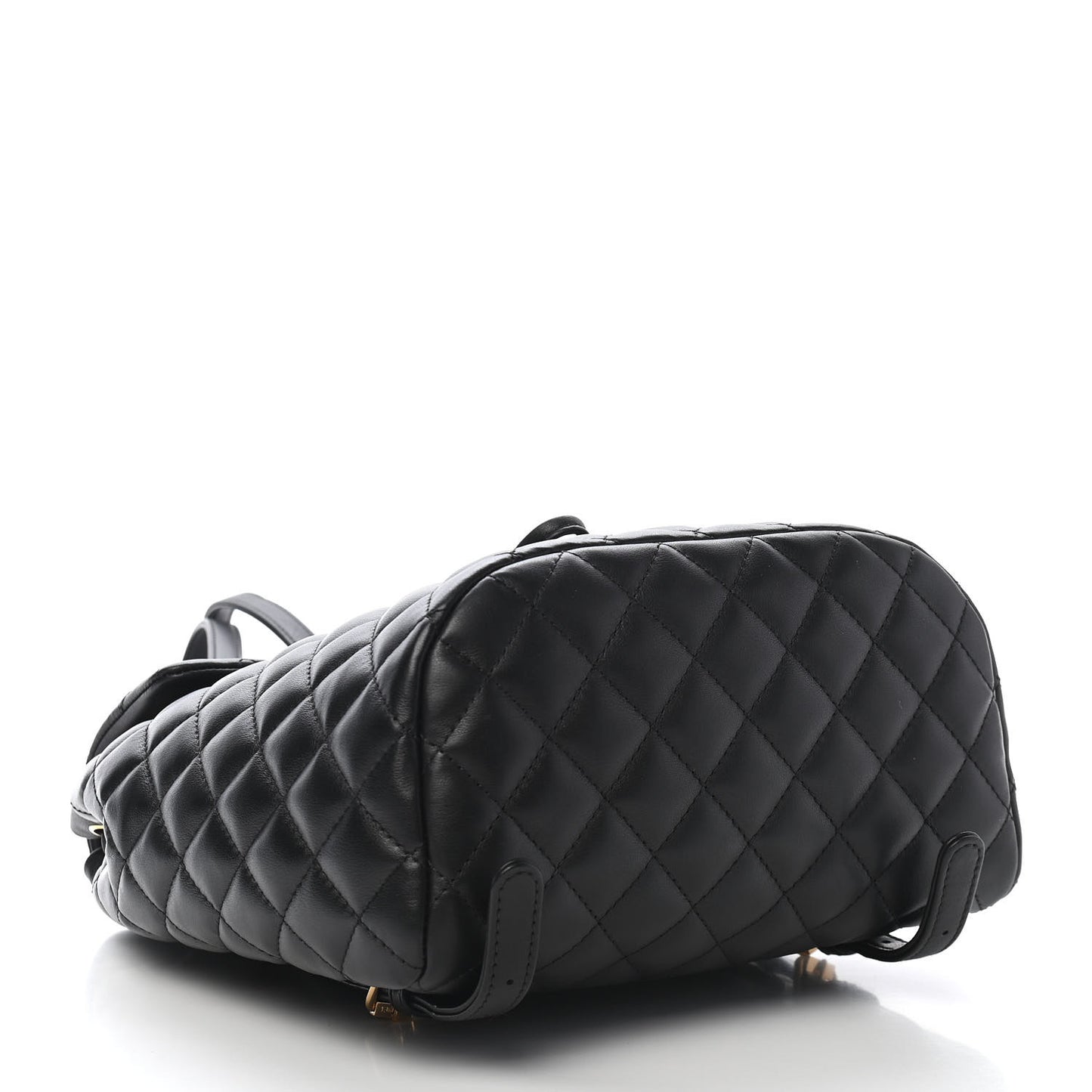 Calfskin Quilted Small Urban Spirit Backpack Black