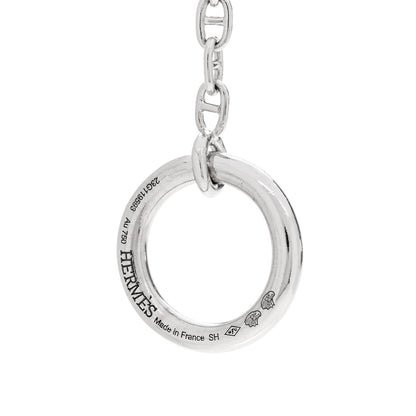 Hermes 18K White Gold Diamond New Farandole Pendant Necklace 5 of 6