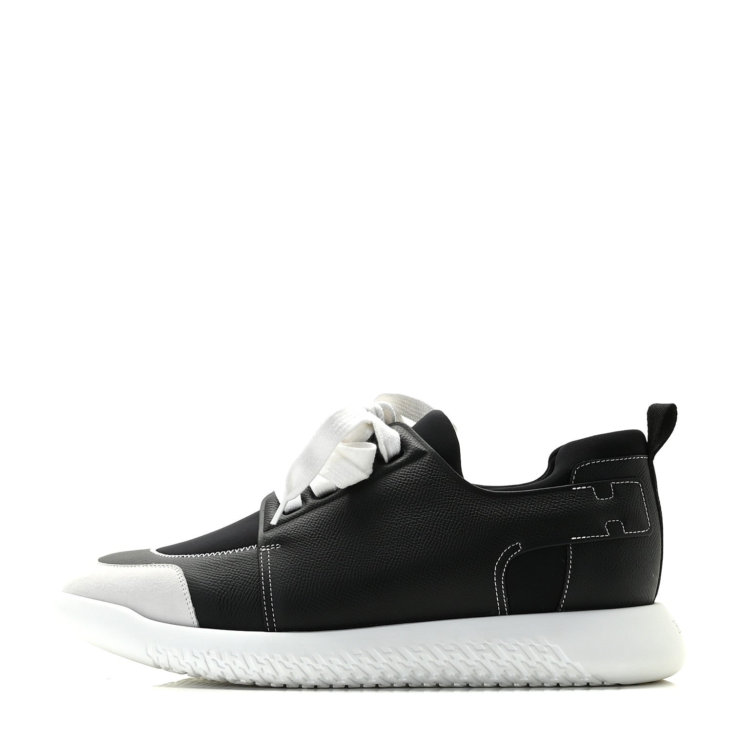 Hermes Epsom Technical Canvas Vitesse Sneakers 42.5 Black 1 of 13