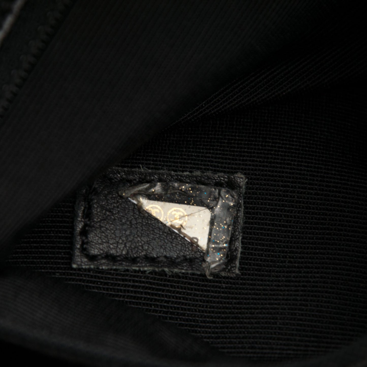 Caviar Quilted Medallion Tote Black