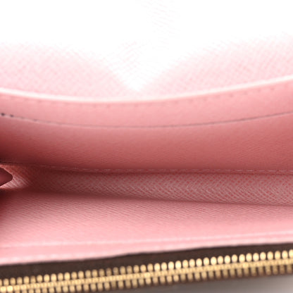 Louis Vuitton Damier Ebene Rosalie Coin Purse Rose Ballerine 5 of 7