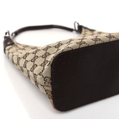 Gucci Monogram Shoulder Bag Dark Brown 8 of 9