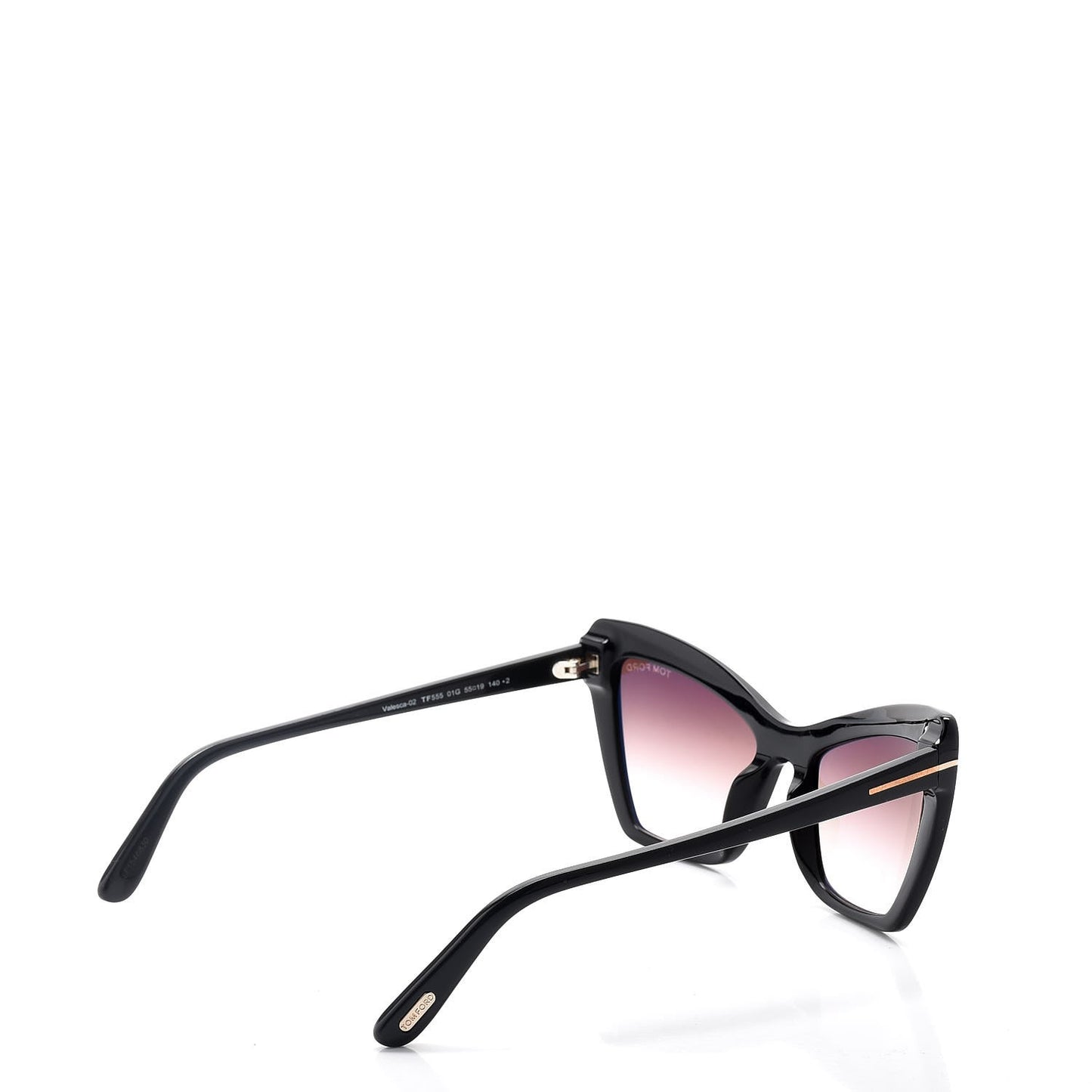 Valesca Cat Eye Sunglasses TF555 Black