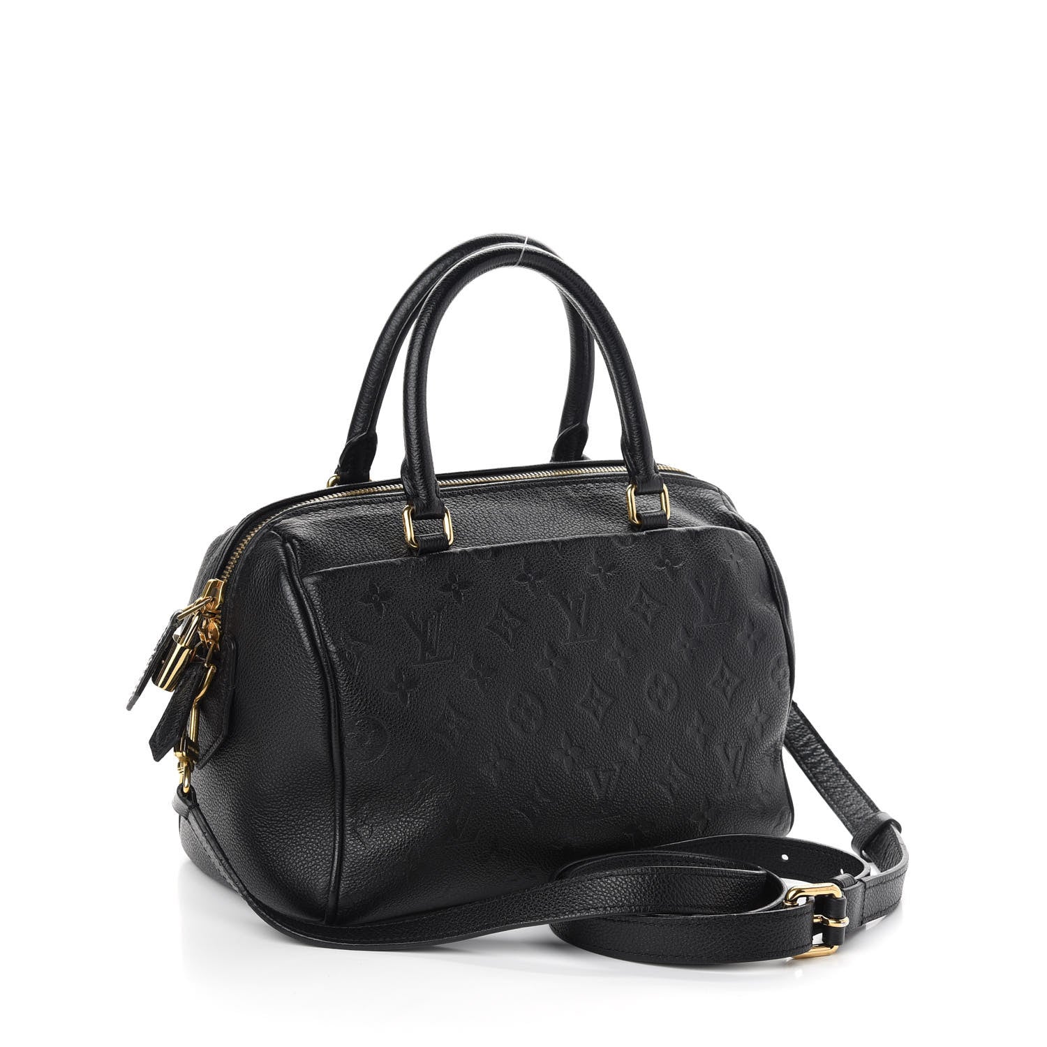 Louis Vuitton Empreinte Speedy Bandouliere 25 NM Black 3 of 10