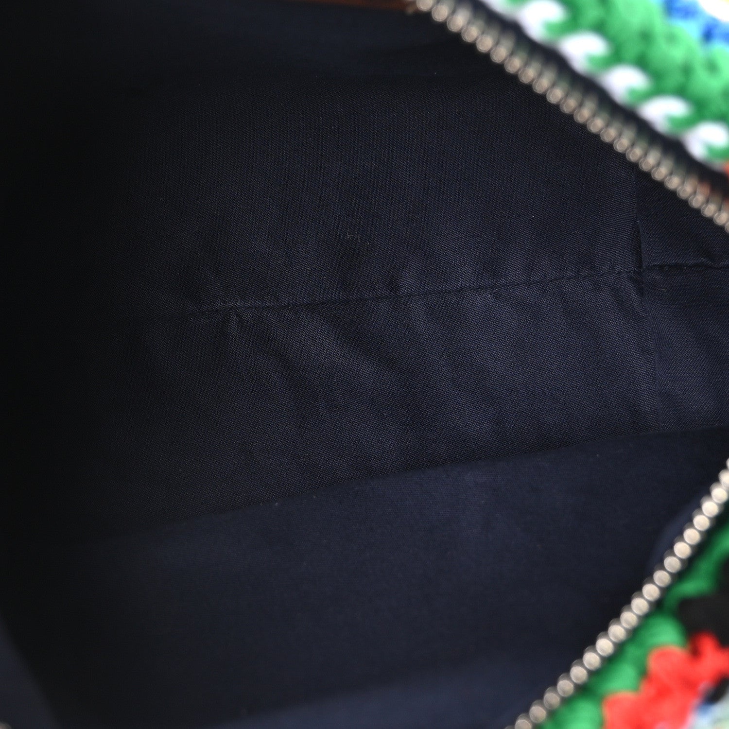 Miu Miu Fabric Crochet Pouch Multicolor 5 of 10