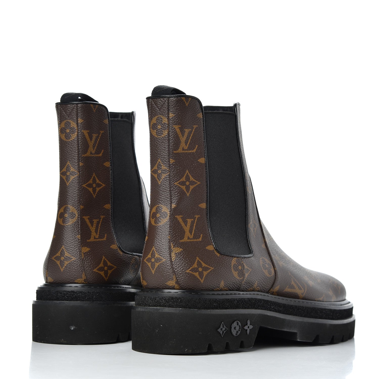 Louis Vuitton Monogram Mens Black Ice Chelsea Boots 9 4 of 13