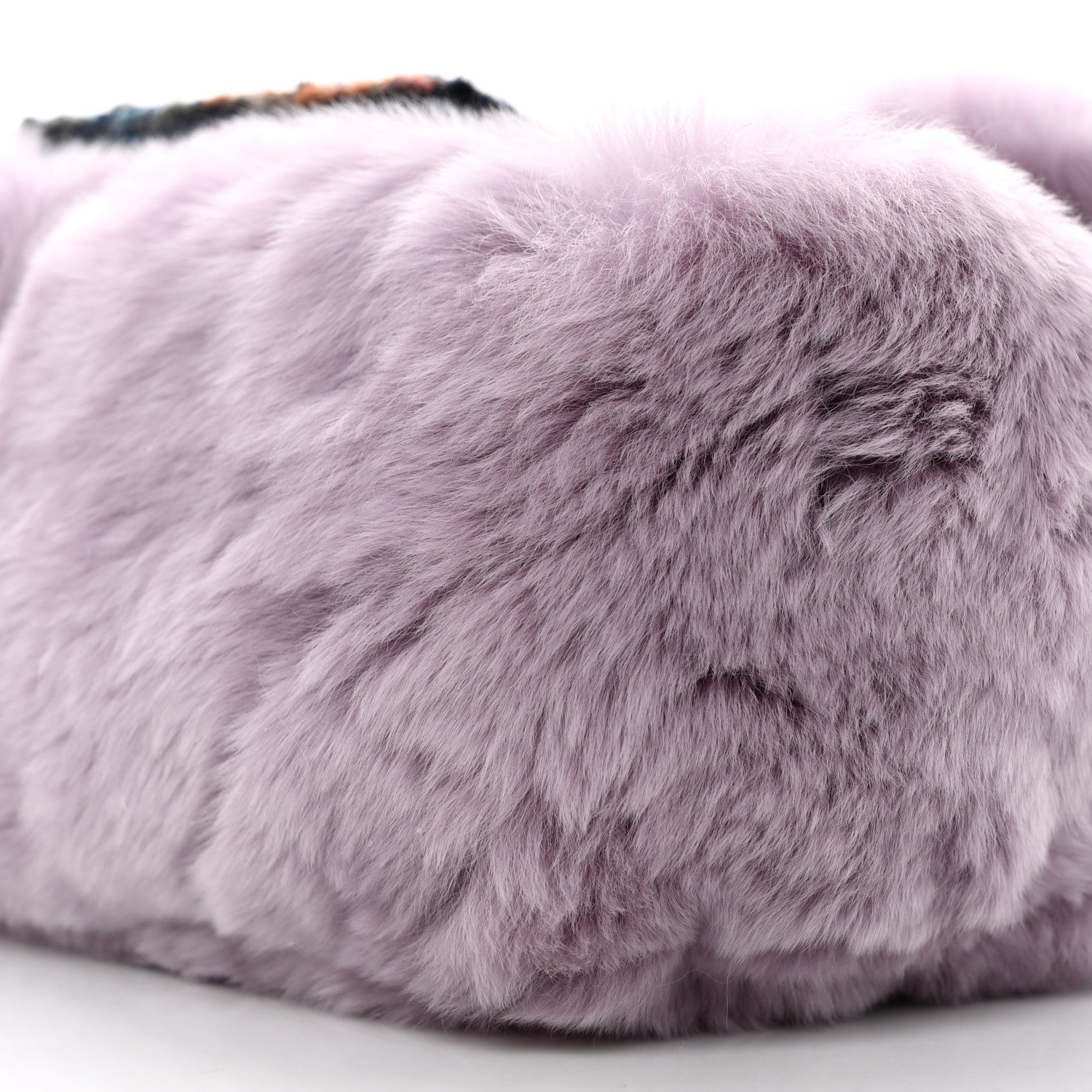 Chanel Rabbit Fur Tweed Small Fantasy Flap Lilac 10 of 10