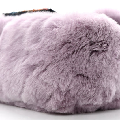 Chanel Rabbit Fur Tweed Small Fantasy Flap Lilac 10 of 10