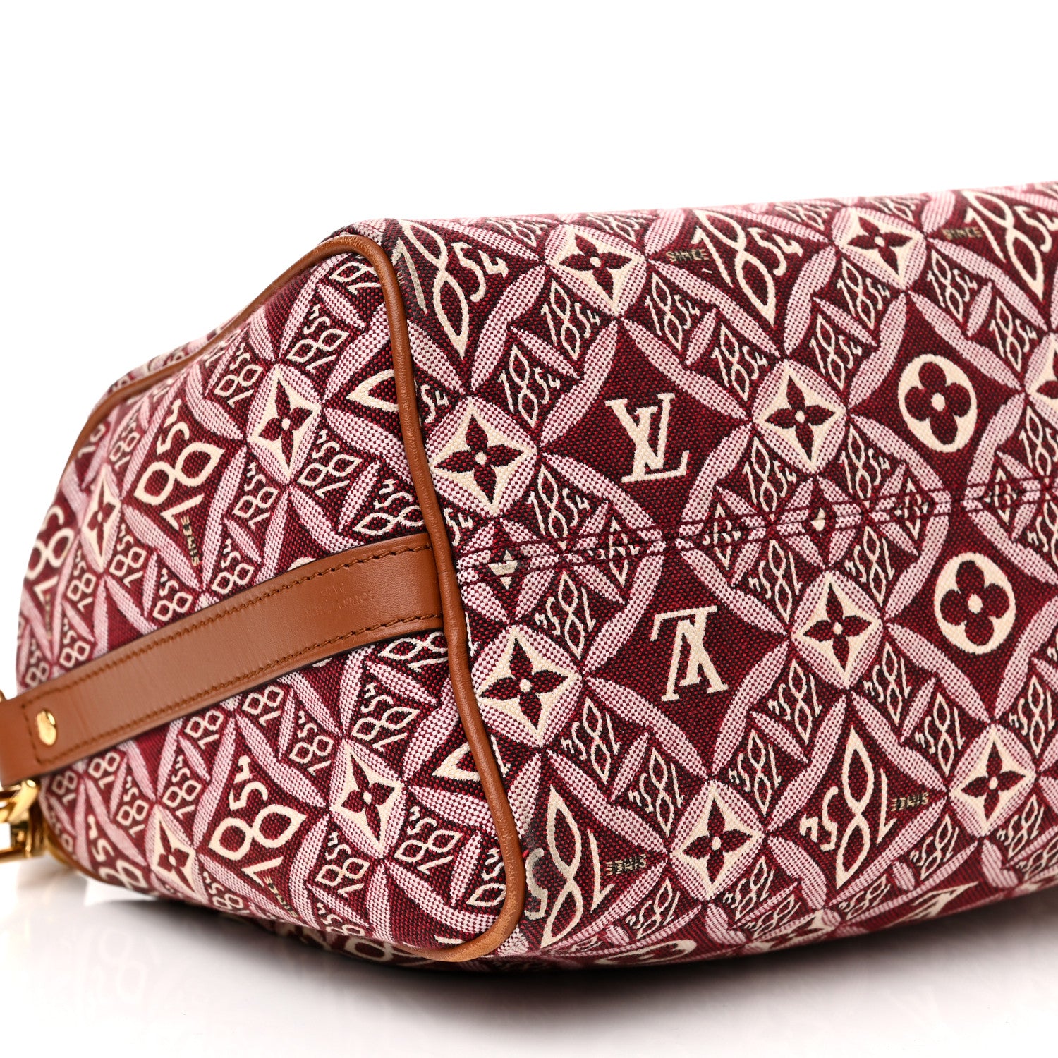 Louis Vuitton Jacquard Since 1854 Speedy Bandouliere 25 Bordeaux 10 of 11