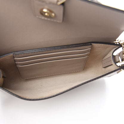 Chloe Suede Calfskin Mini Faye Shoulder Bag Motty Grey 5 of 11