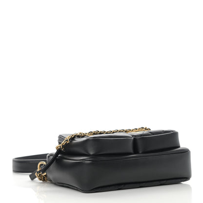 Chanel Calfskin Quilted Small Camera Case Black 4 of 11
