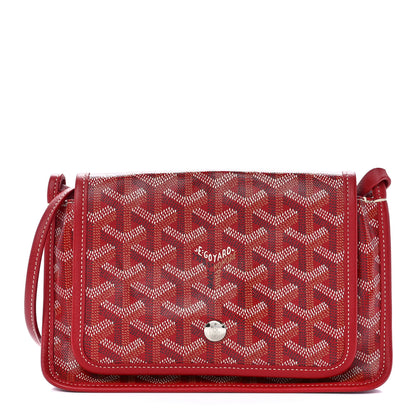 Goyard Goyardine Plumet Wallet Clutch Red 1 of 10