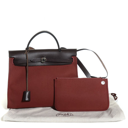 Hermes Toile Vache Hunter Herbag Zip 31 PM Rouge H Ebene 5 of 21