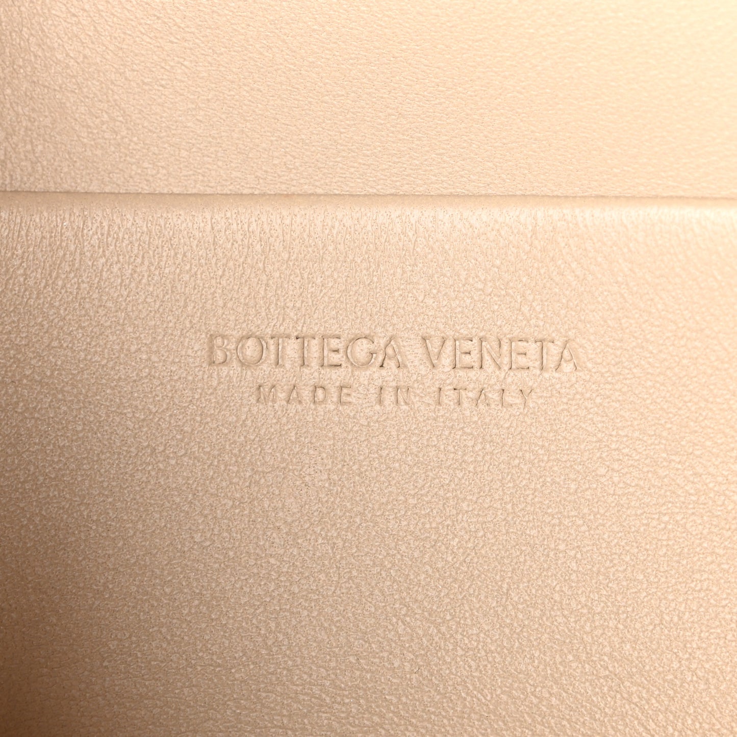 Suede Intrecciato Bang Bang Vanity Case Ecru