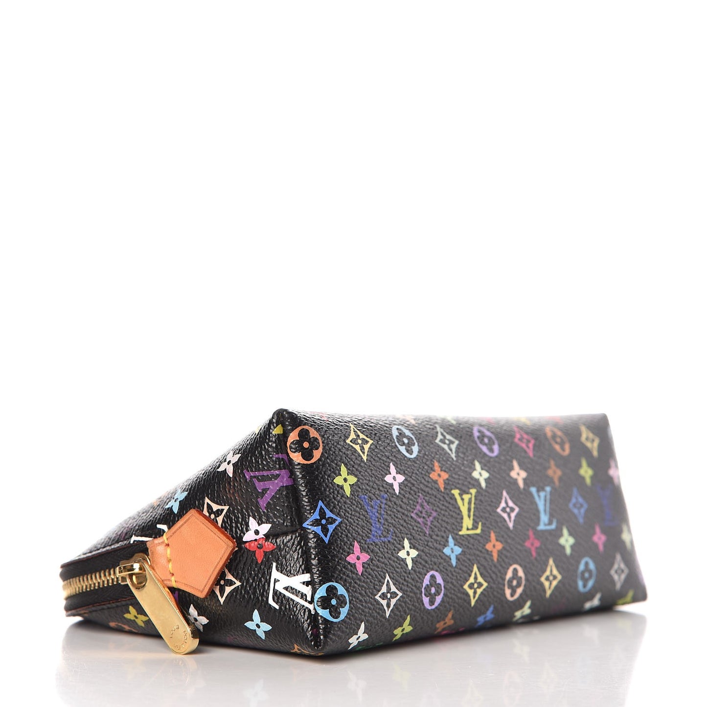Monogram Multicolor Cosmetic Pouch Black Grenade