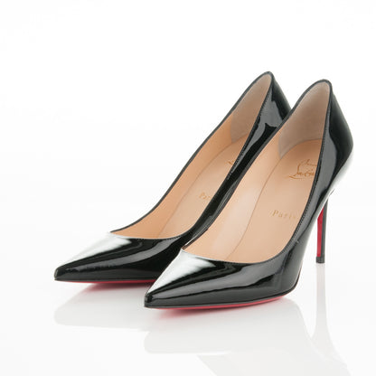 Christian Louboutin Patent Decollete 554 85 Pumps 38.5 Black 3 of 6