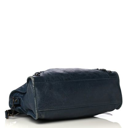 Balenciaga Agneau Classic Hardware City Bleu Roi 4 of 5