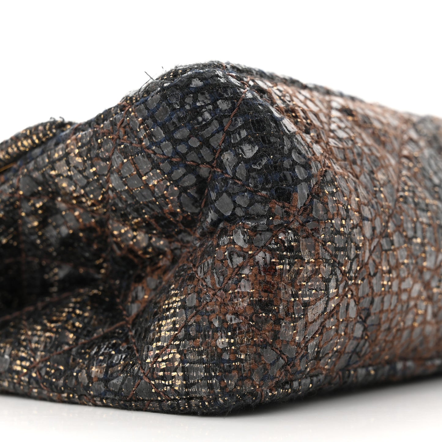 Metallic Glazed Tweed Quilted 2.55 Paris Shanghai Reissue 226 Flap Multicolor