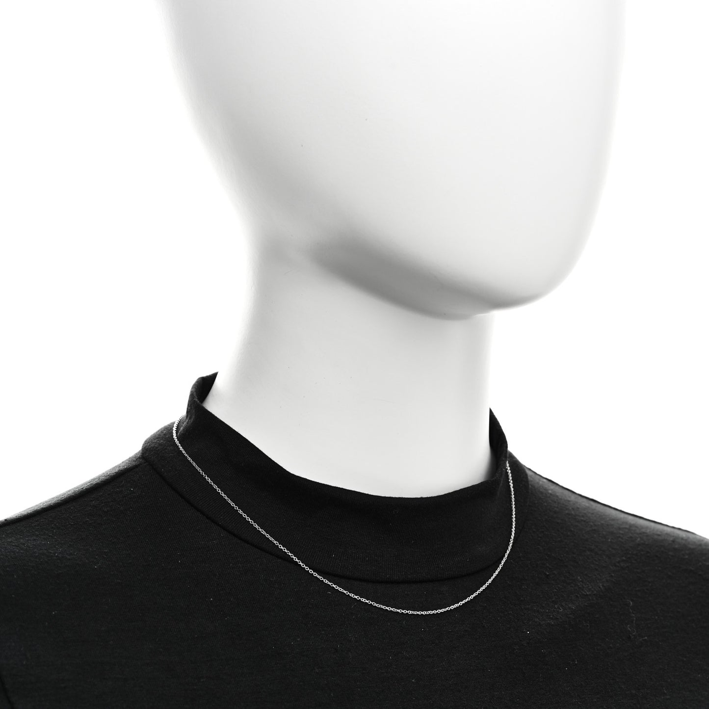 Platinum Chain Necklace 16"