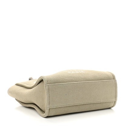 Chanel Canvas Mini Deauville Tote Beige 4 of 10