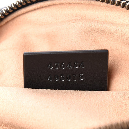 Gucci Calfskin Matelasse GG Marmont Belt Bag 75 30 Black 7 of 10