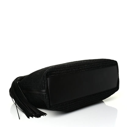 Saint Laurent Raffia Tote Black 3 of 7