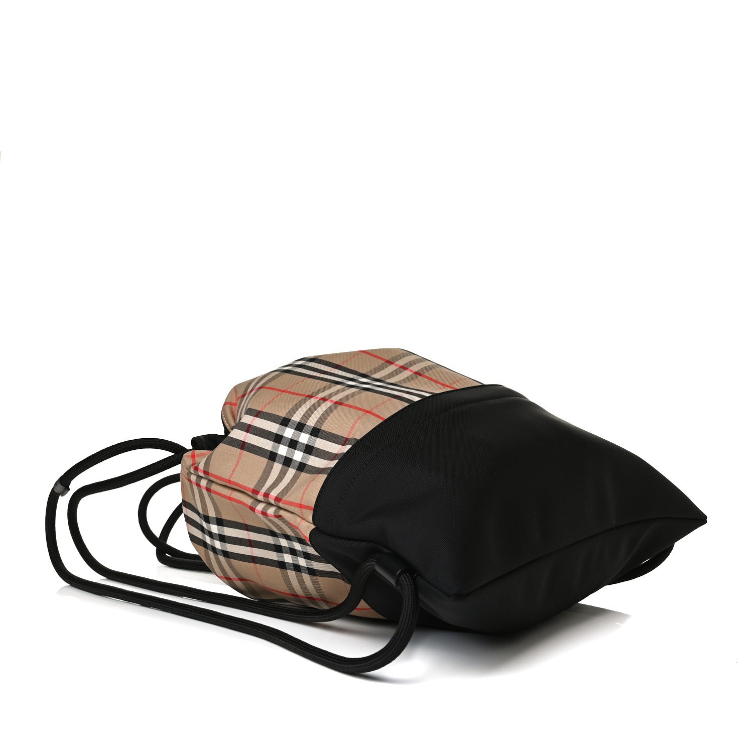 Burberry Printed Canvas Drawstring Bachpack Black 3 of 11