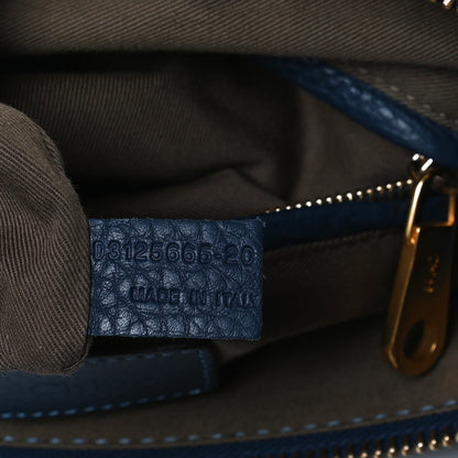Chloe Calfskin Medium Marcie Satchel Royal Navy 7 of 13