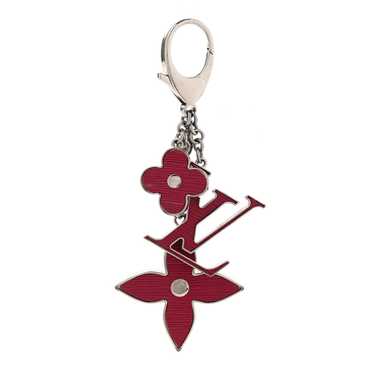 Fleur d Epi Bag Charm Fuchsia