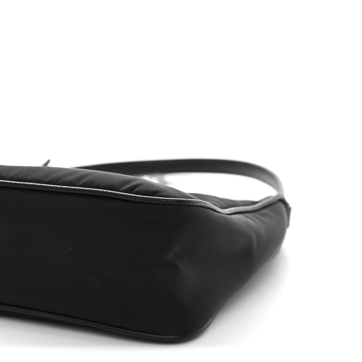 Tessuto Nylon Saffiano Mini Re-Edition 2005 Bag Black