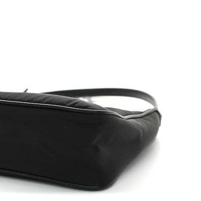 Prada Tessuto Nylon Saffiano Mini Re-Edition 2005 Bag Black 11 of 11