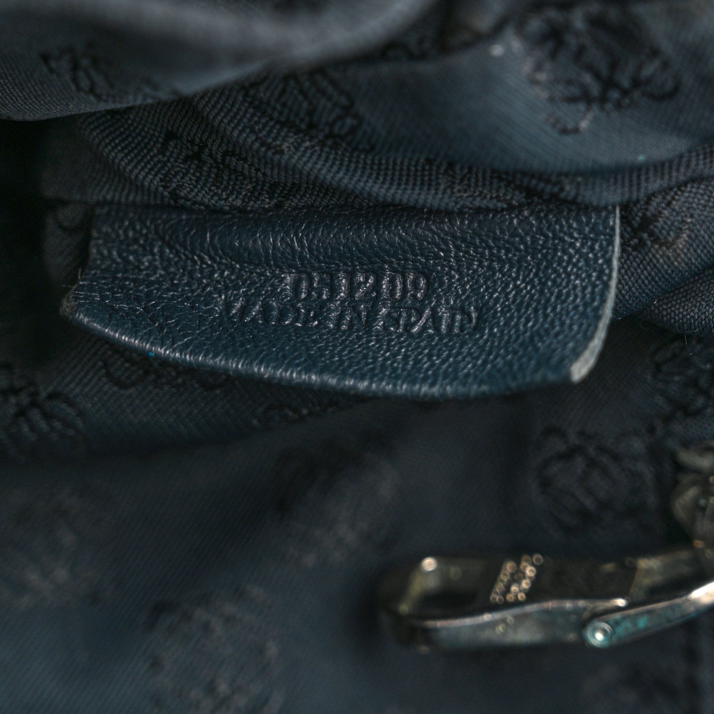 Calfskin Flamenco Shoulder Bag Turquoise