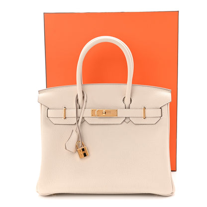 Hermes Togo Birkin 30 Craie 11 of 11