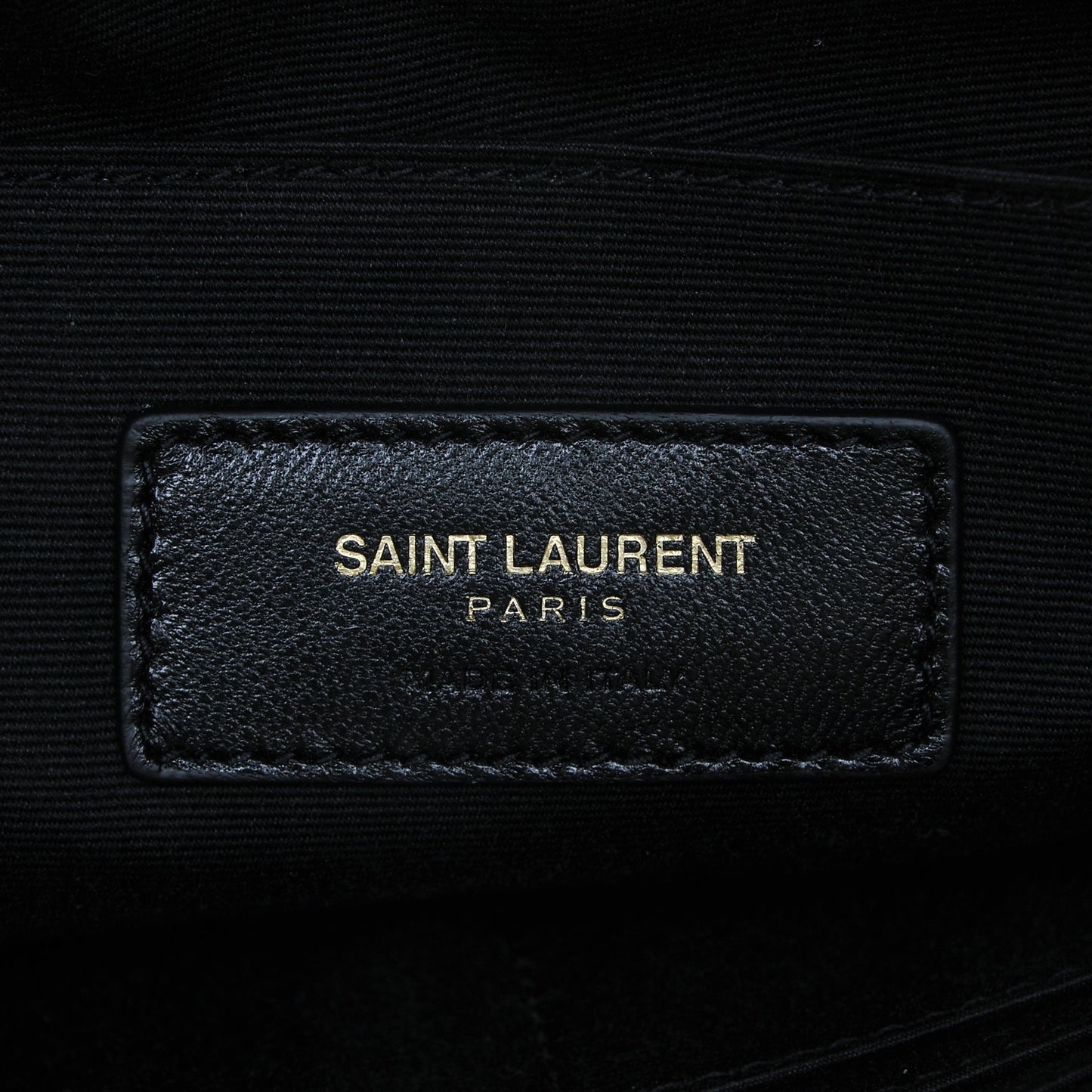 Calfskin Teen Monogram Crossbody Bag Black