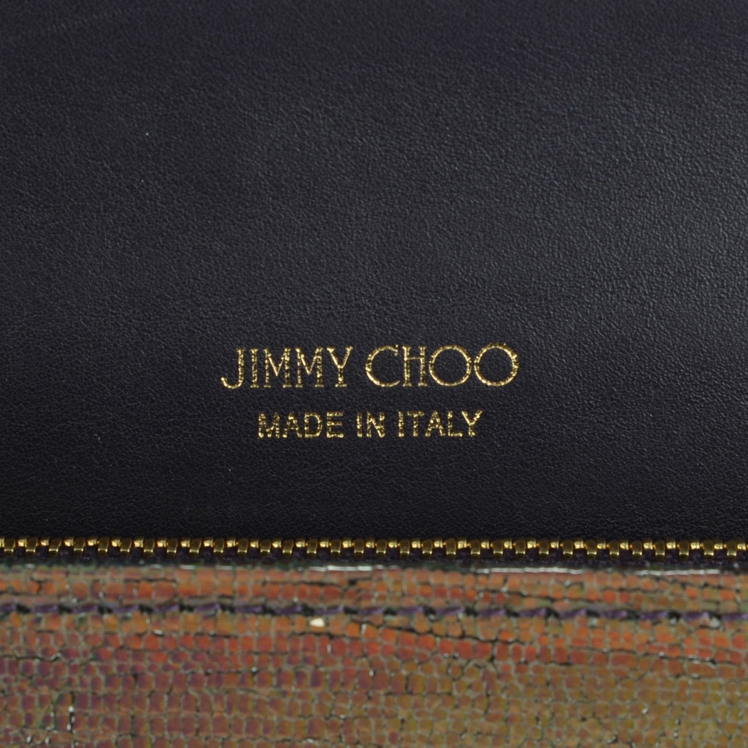 Jimmy Choo Holograph Print Milla Clutch Metallic 6 of 6
