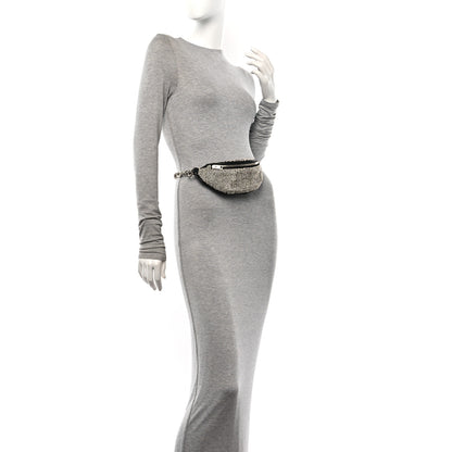 Alexander Wang Rhinestone Mesh Mini Attica Belt Bag Black 2 of 9