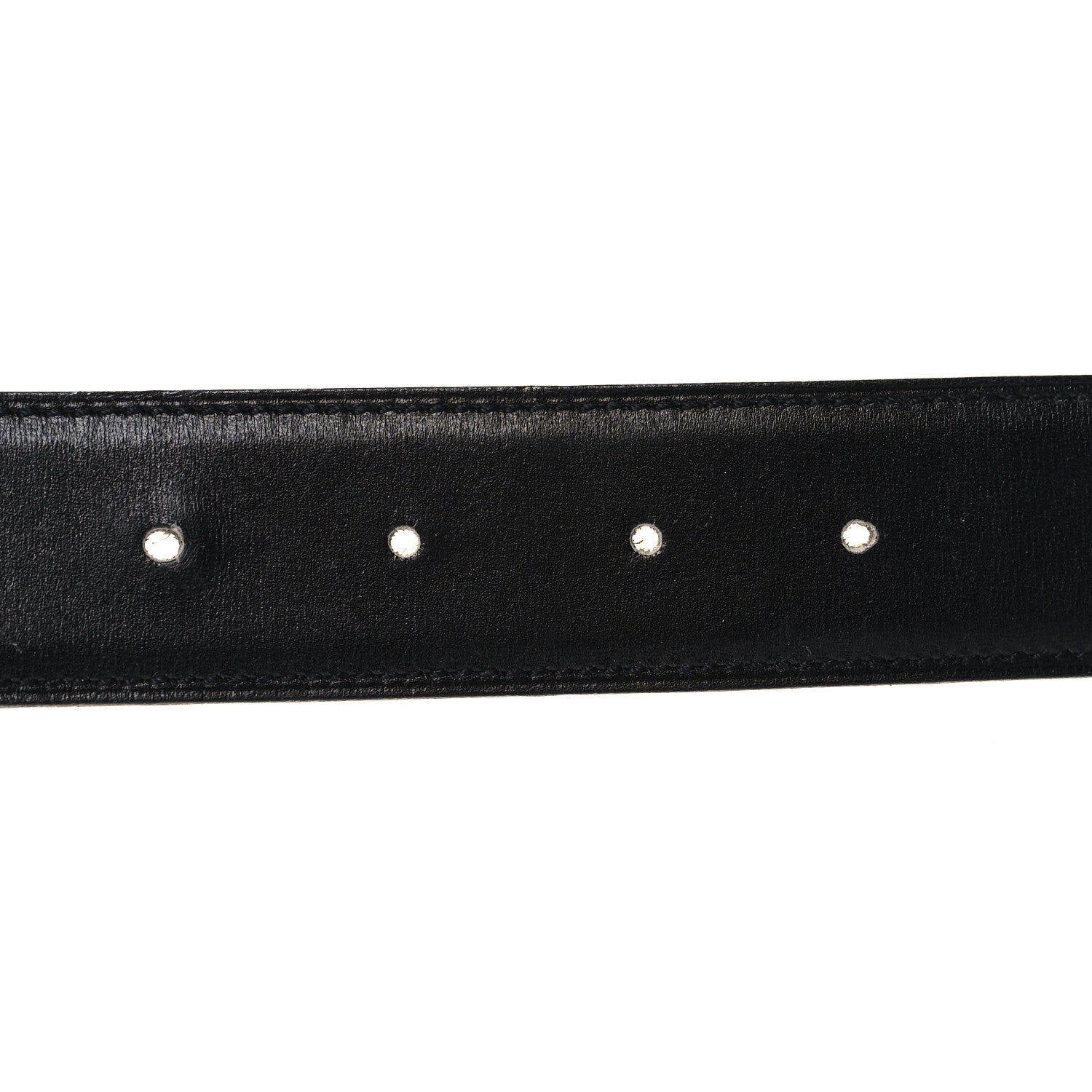 Hermes Togo 32mm H Belt 70 28 Black Gold 3 of 7