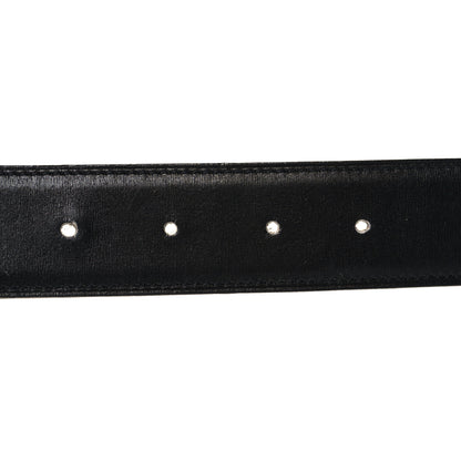 Hermes Togo 32mm H Belt 70 28 Black Gold 3 of 7