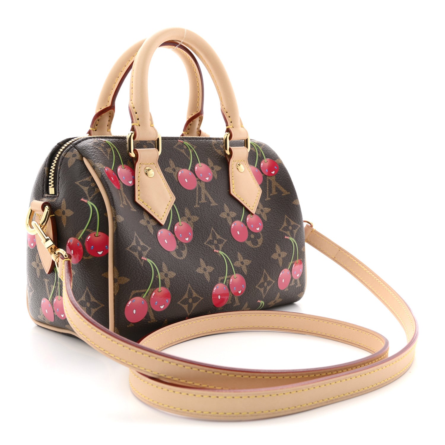 Louis Vuitton LV X TM Monogram Cerises Speedy Bandouliere 20 3 of 9