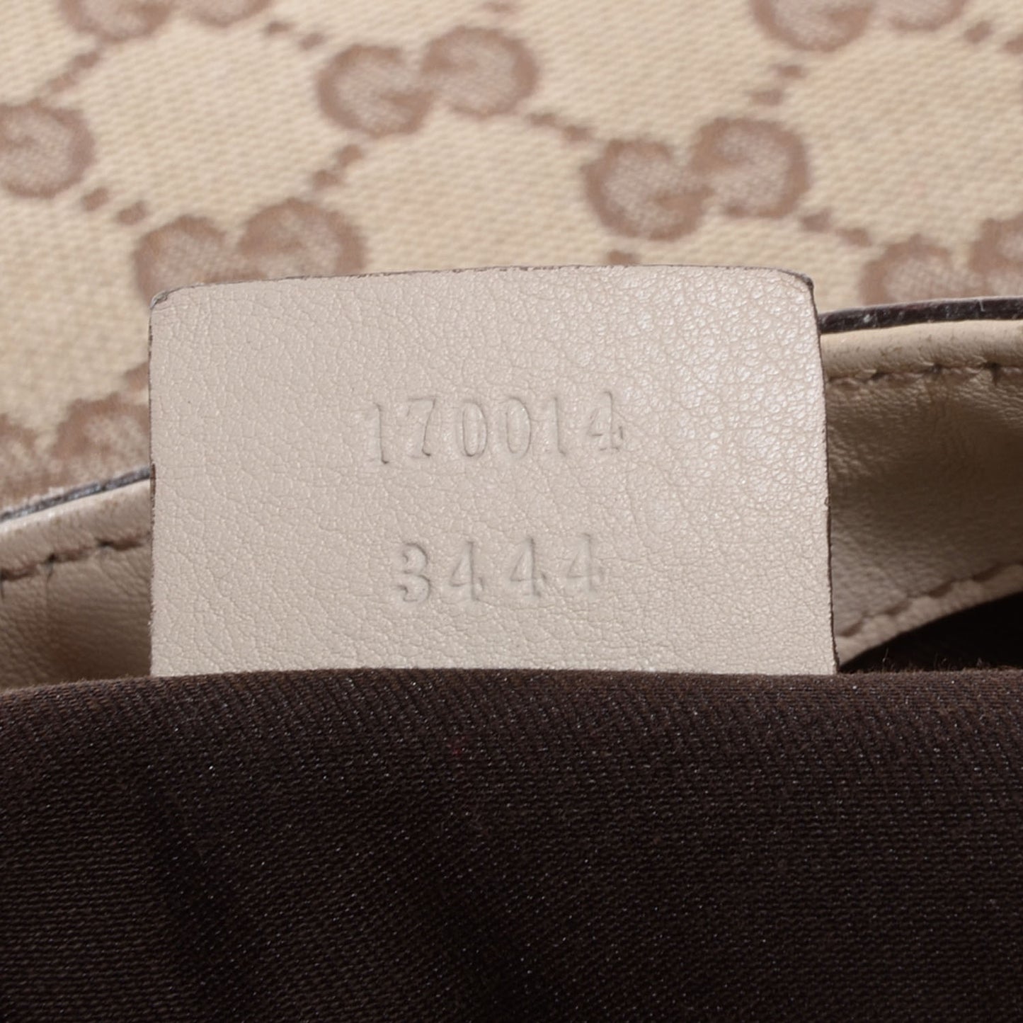 Monogram Wave Hobo Off White