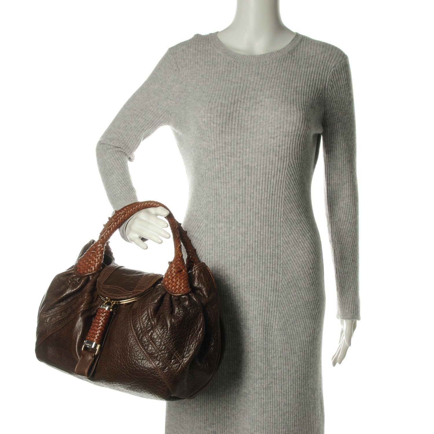 Fendi Nappa Nuvolata Spy Cognac 2 of 8