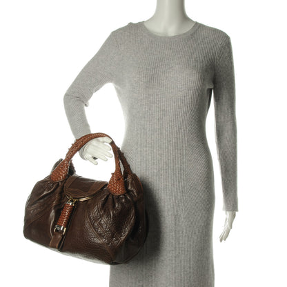 Fendi Nappa Nuvolata Spy Cognac 2 of 8