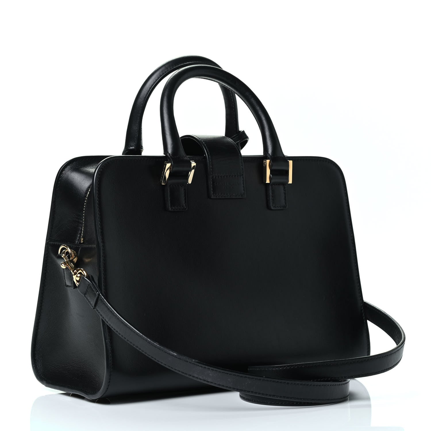 Saint Laurent Calfskin Monogram Baby Cabas Black 2 of 4