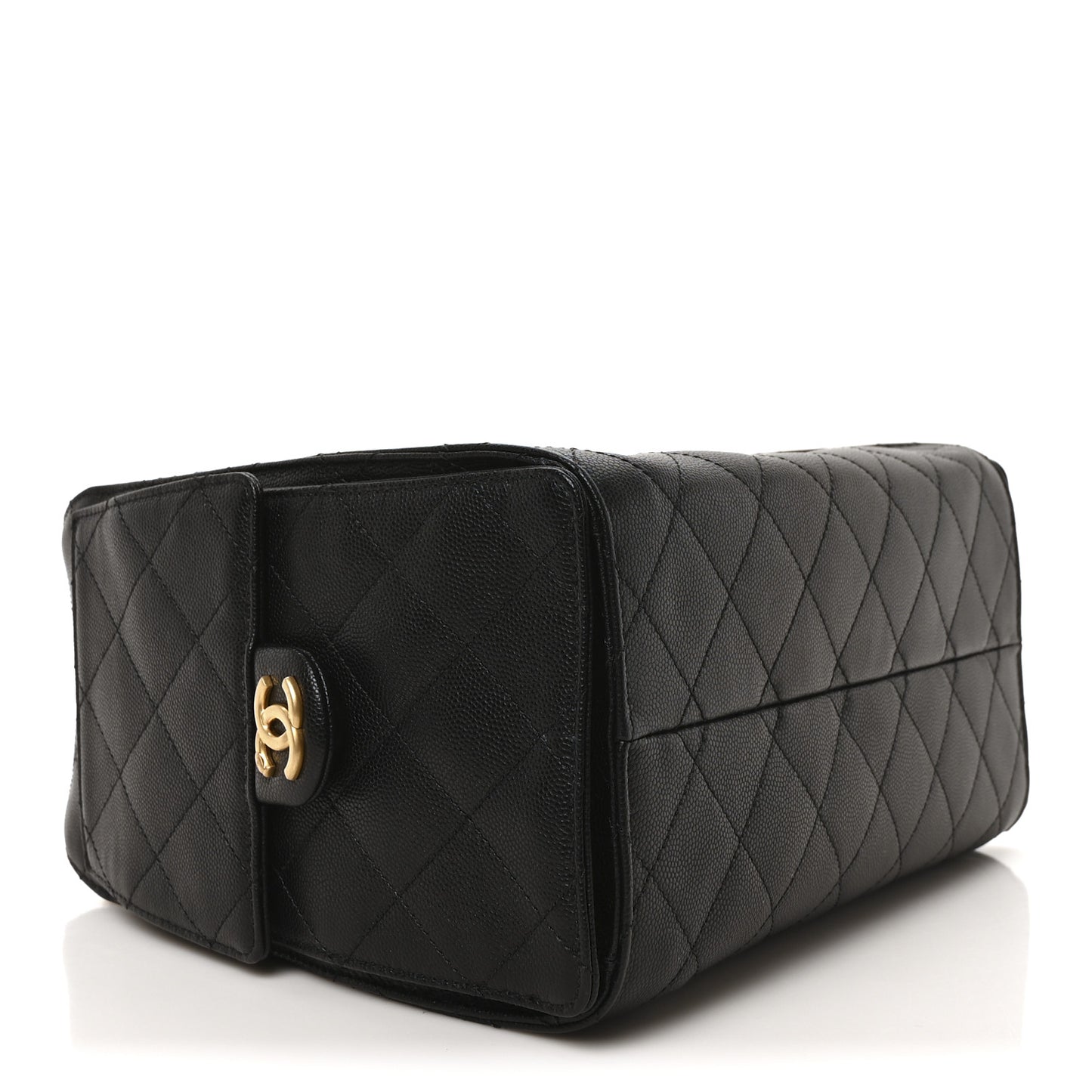 Caviar Quilted Small Chanel 25 Handbag Black