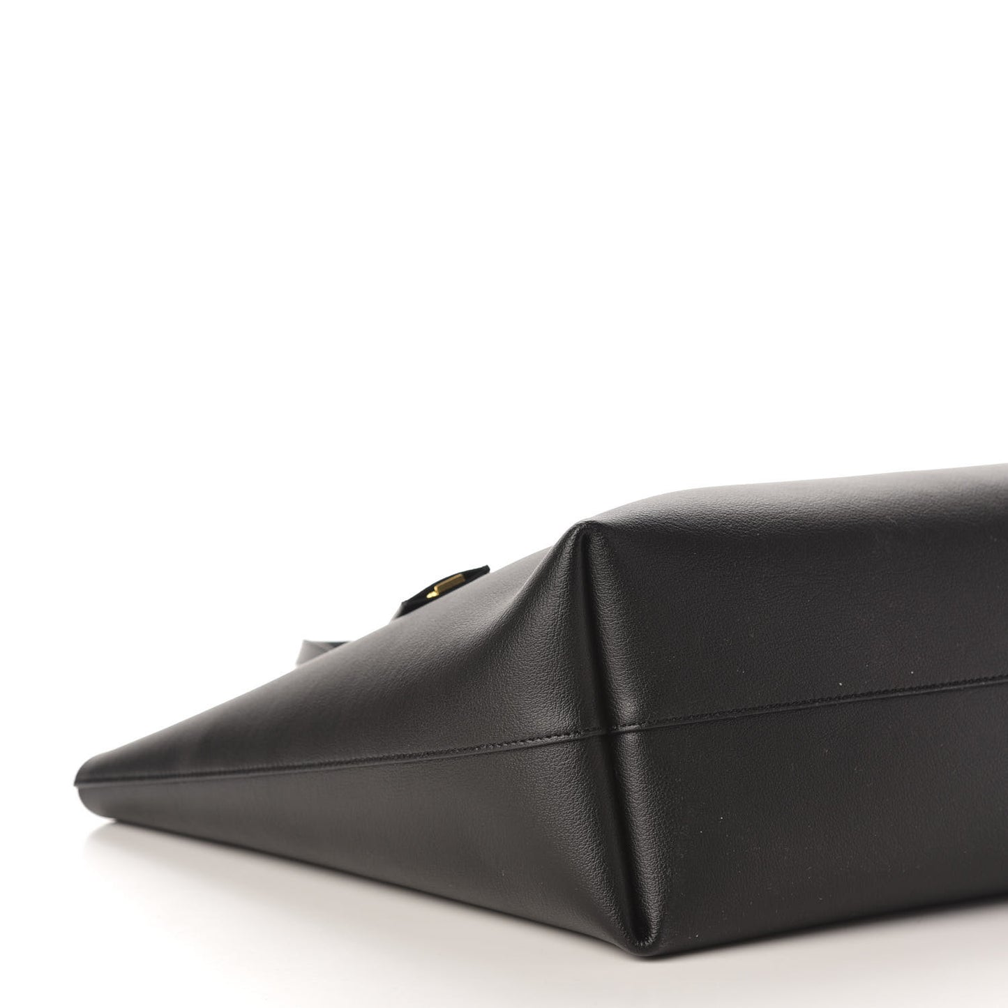 Calfskin Large Shopping Tote Black