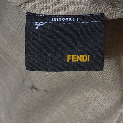 Fendi Pequin Cuoio Vegetale Medium Roll Tote Tobacco Cuoio Miele 10 of 11