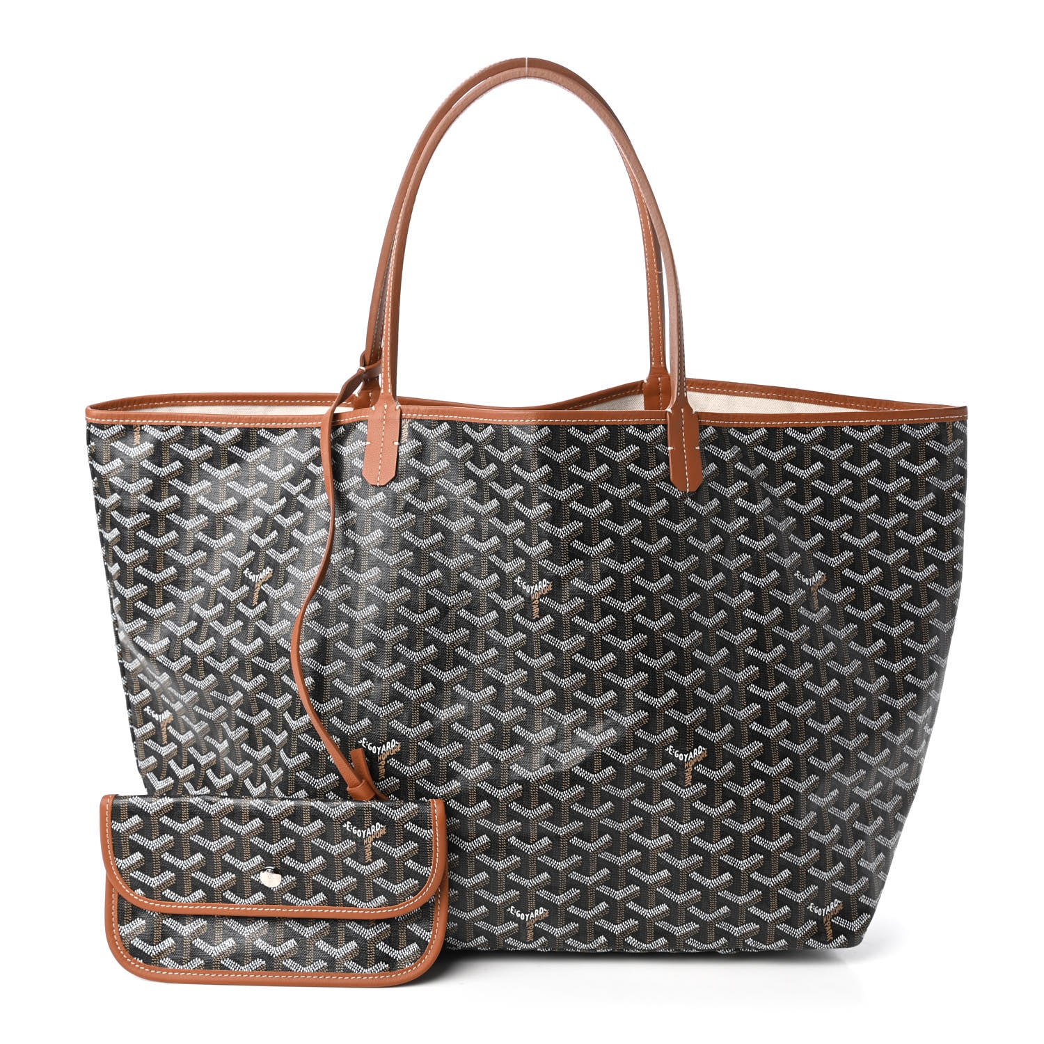 Goyard Goyardine Saint Louis GM Black Gold 1 of 10