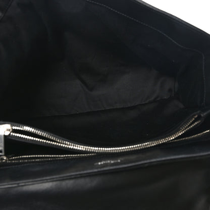 Saint Laurent Calfskin Y Quilted Monogram Large Loulou Chain Satchel Black 5 of 10